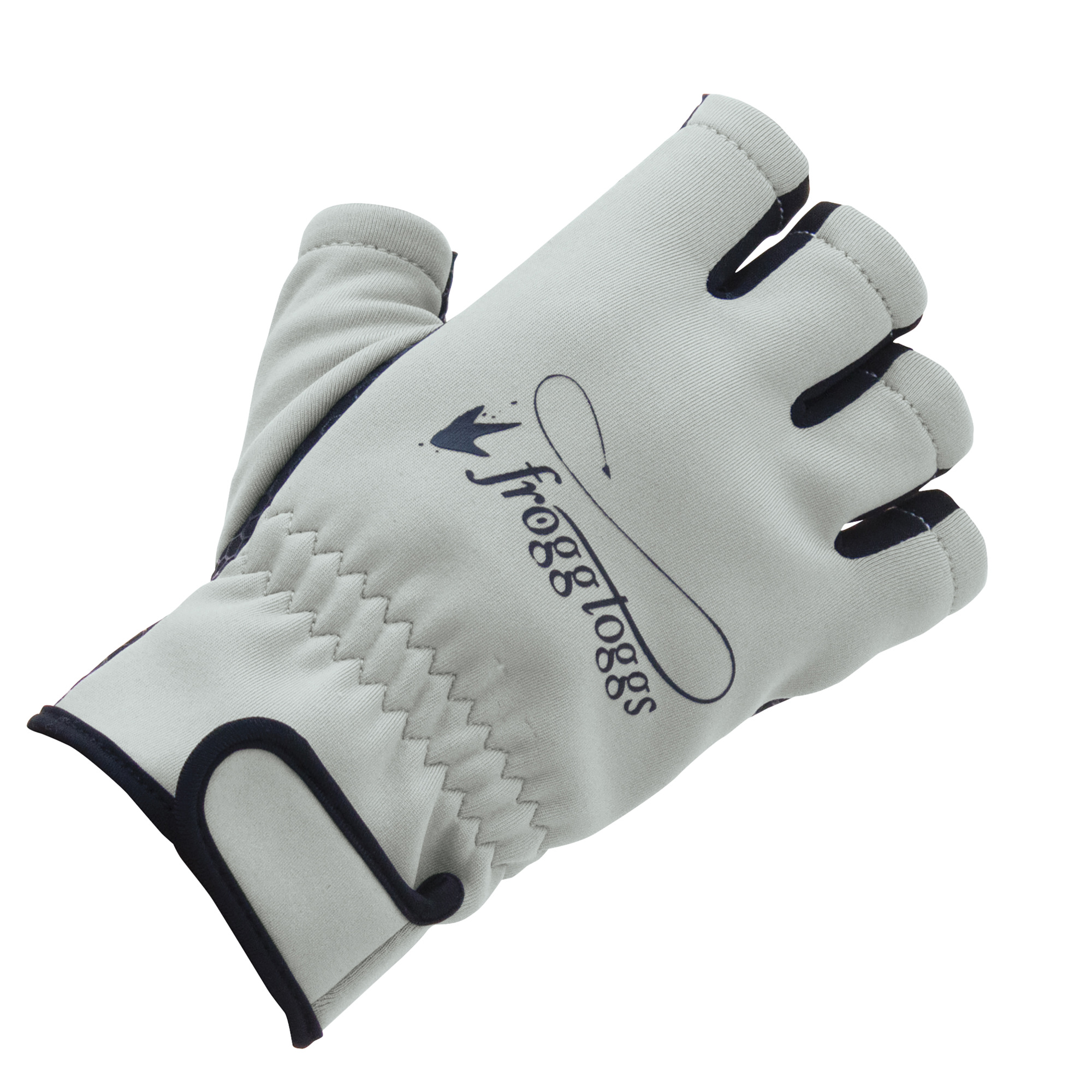 frogg toggs Frogg FingersFleece Gloves Fingerless|Gray/Black|L